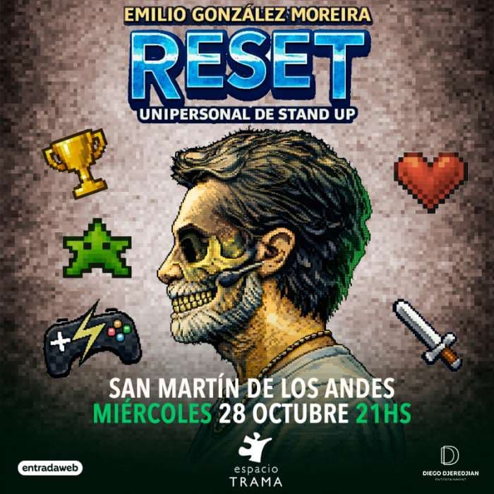 EMILIO GONZALEZ MOREIRA presenta “RESET. El video juego de tu vida”, imagen 1