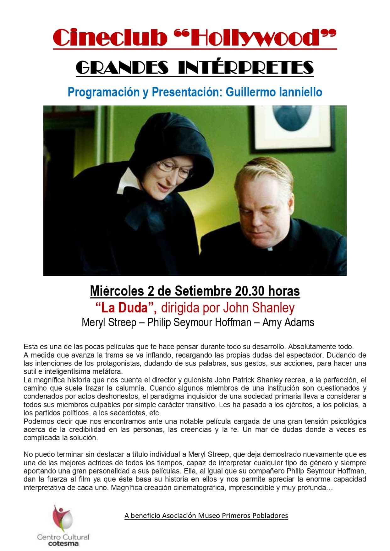 CINECLUB HOLLYWOOD cierra el ciclo “Cine dentro del Cine” con una “PELÍCULA SORPRESA”, imagen 2