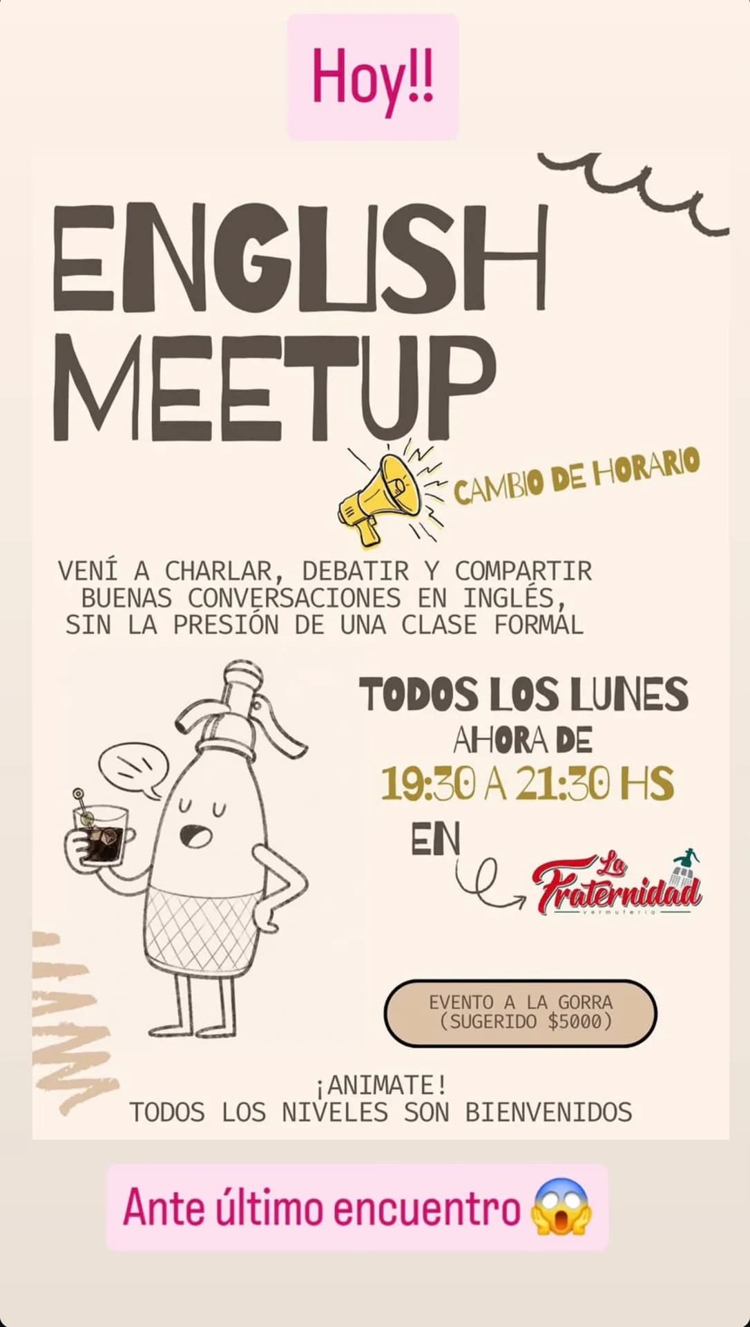 ENGLISH MEETUP, imagen 1