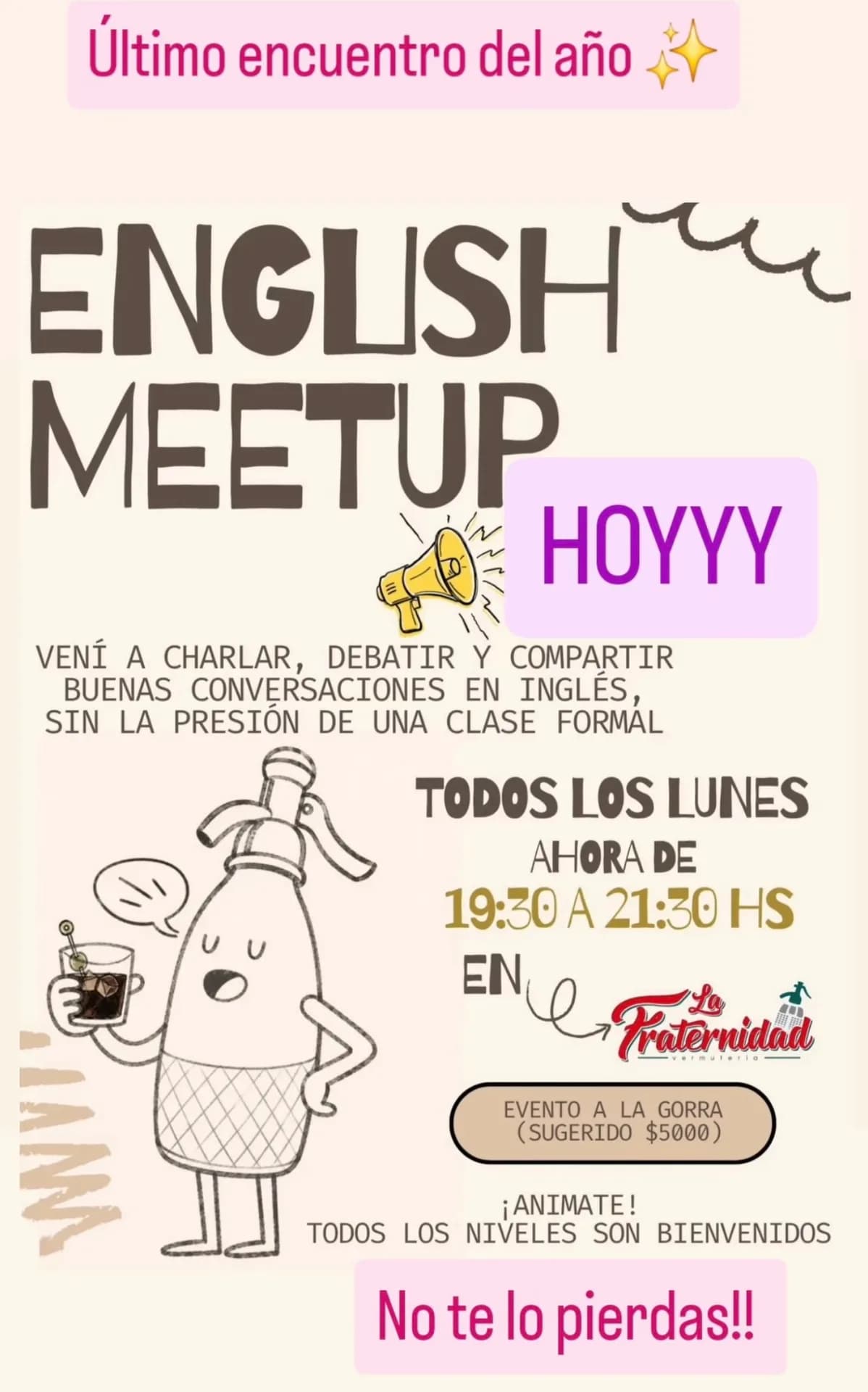 English Meetup en La Fraternidad, imagen 1