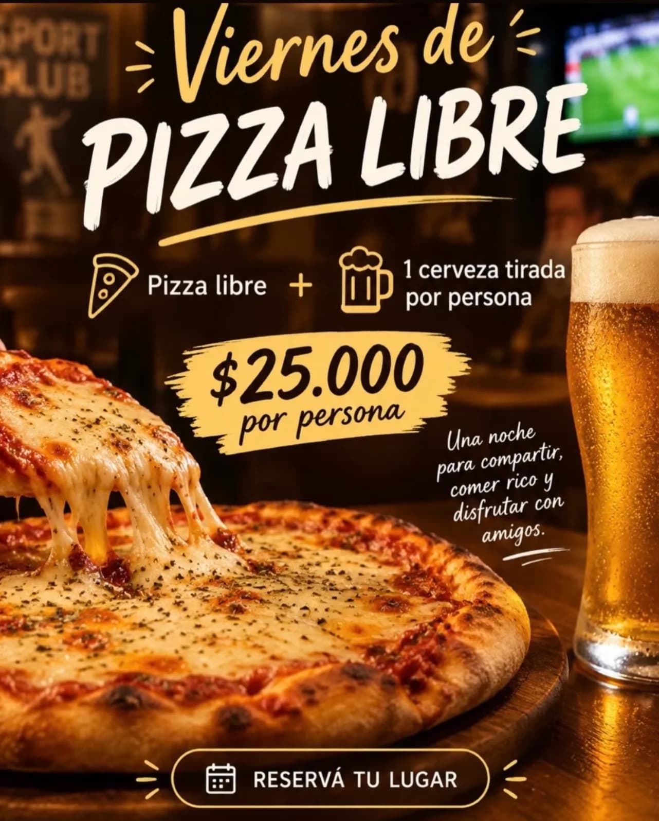 Viernes de Pizza Libre, imagen 1