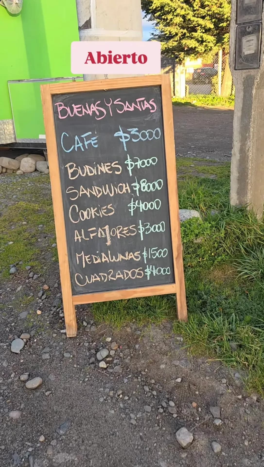 Buenas y Santas informa su menú y precios, imagen 1
