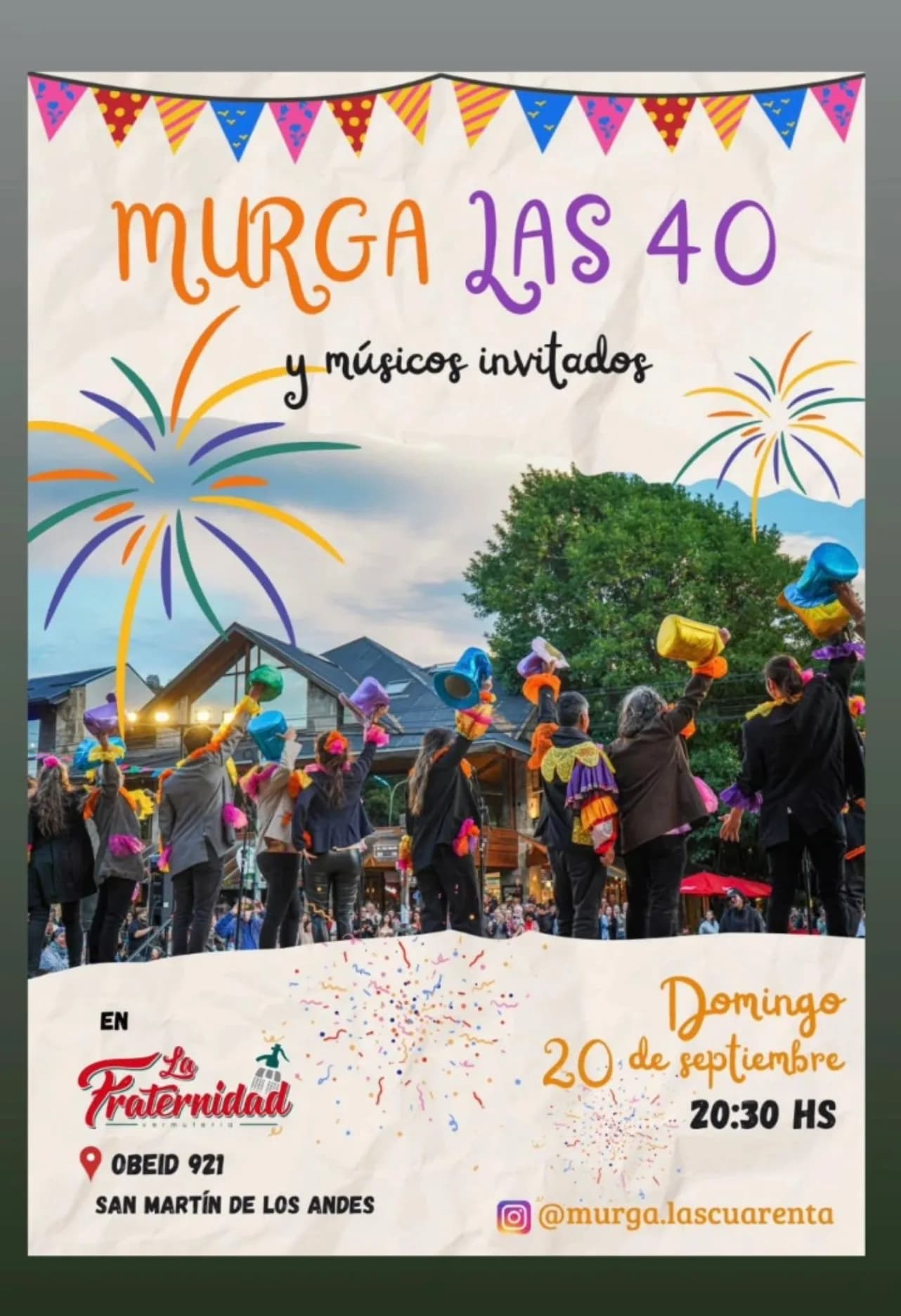 Murga Las 40 se presenta en La Fraternidad, imagen 1