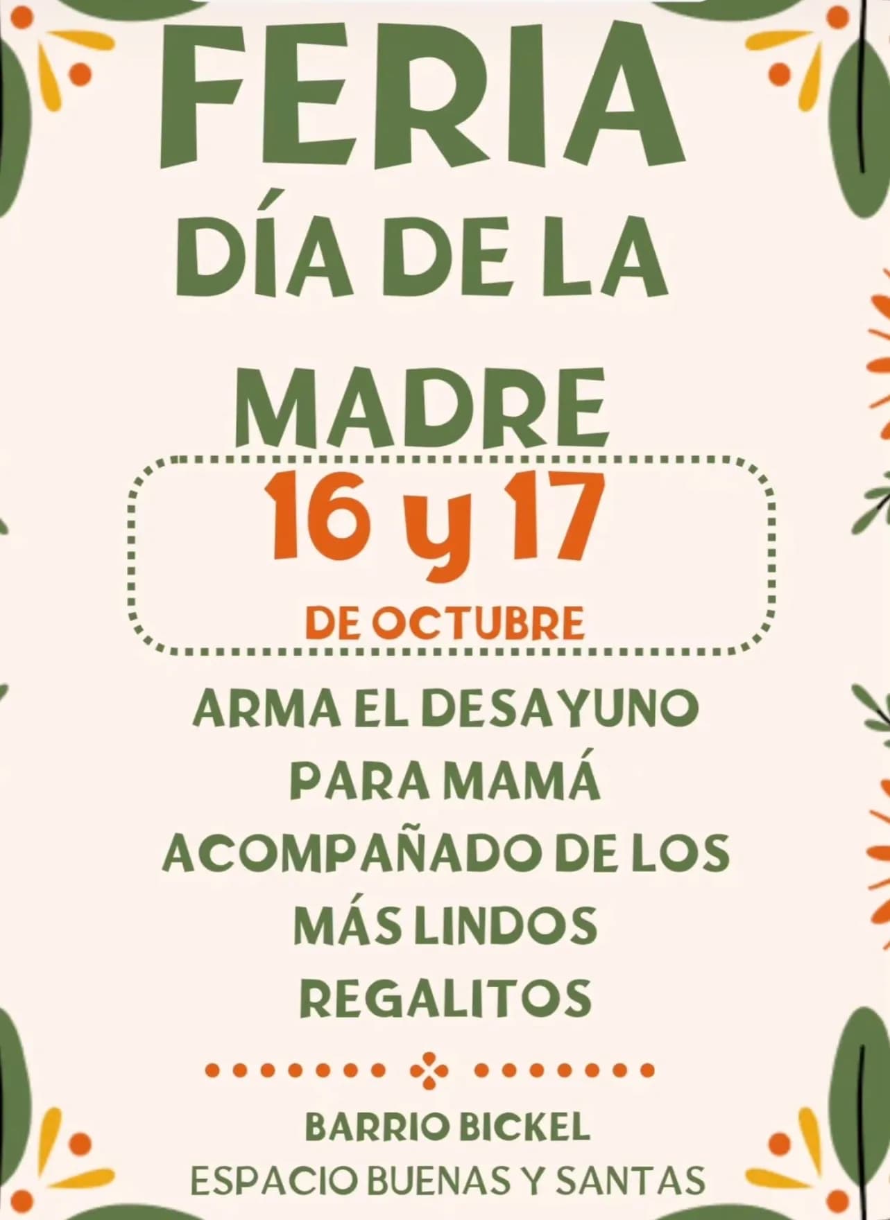 Feria Día de la Madre en Espacio Buenas y Santas, imagen 1