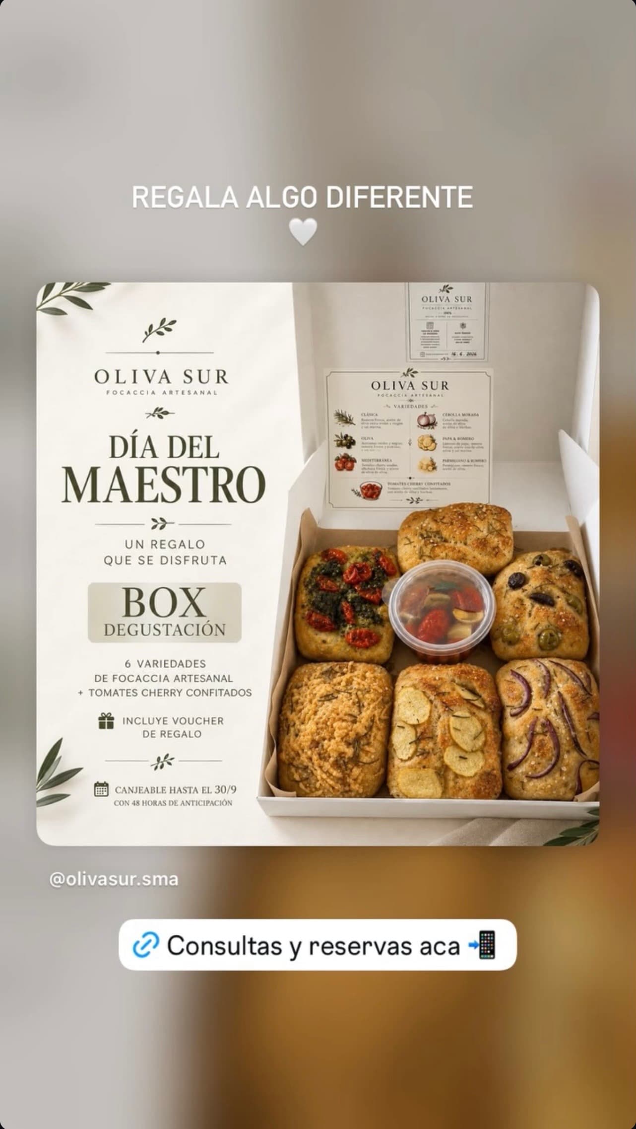OLIVA SUR ofrece una Box Degustación para el Día del Maestro, imagen 1