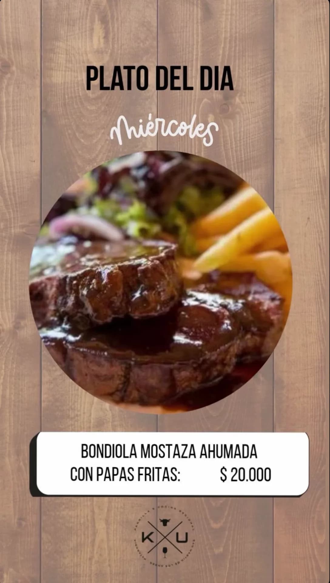 Bondiola con mostaza ahumada y papas fritas, imagen 1