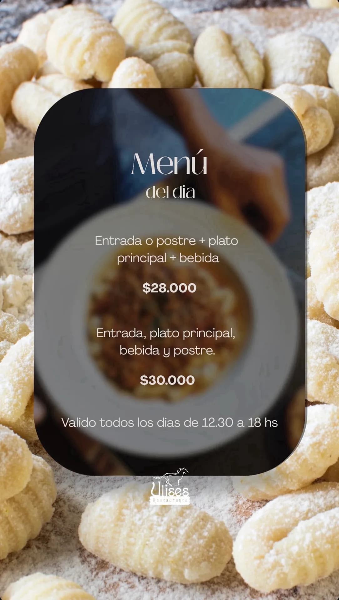 Menú del día de Ulises Restaurante, imagen 1