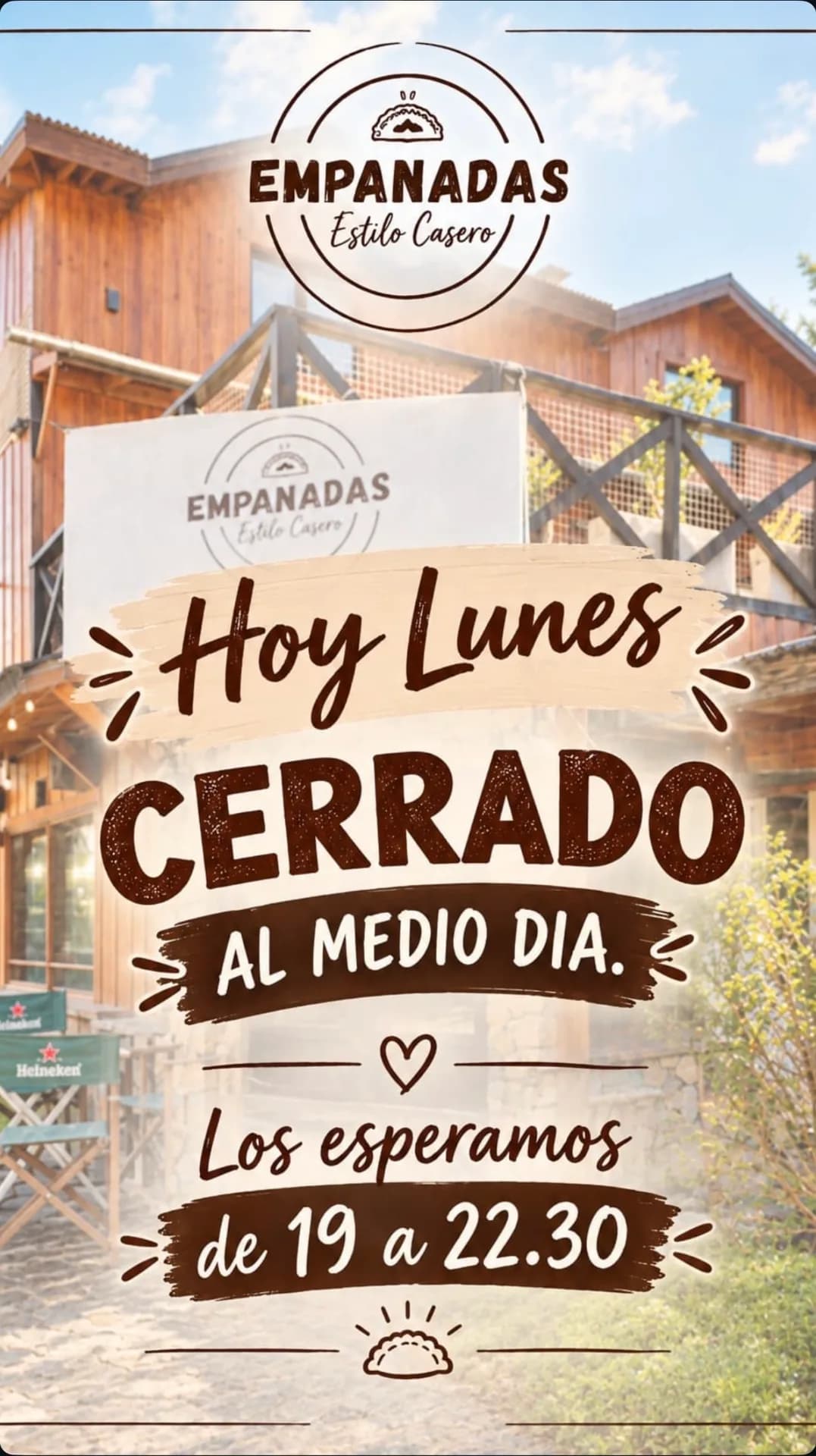 Cierre al mediodía en Empanadas Estilo Casero, imagen 1