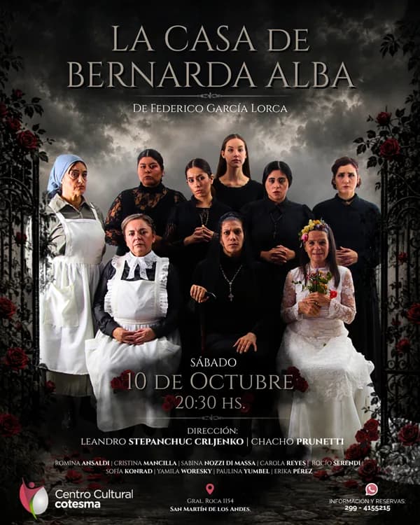 La casa de Bernarda Alba se presenta en COTESMA, imagen 1