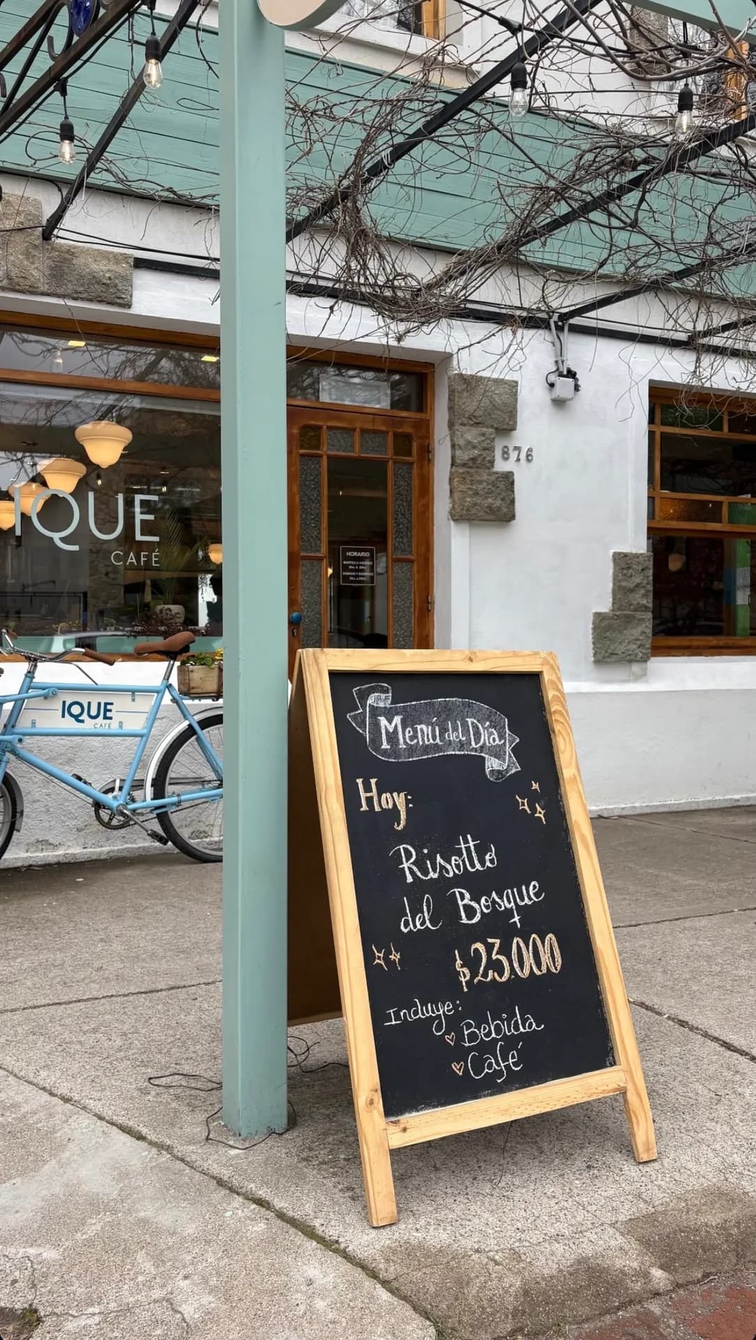 Ique Café ofrece risotto del bosque en su menú del día, imagen 1