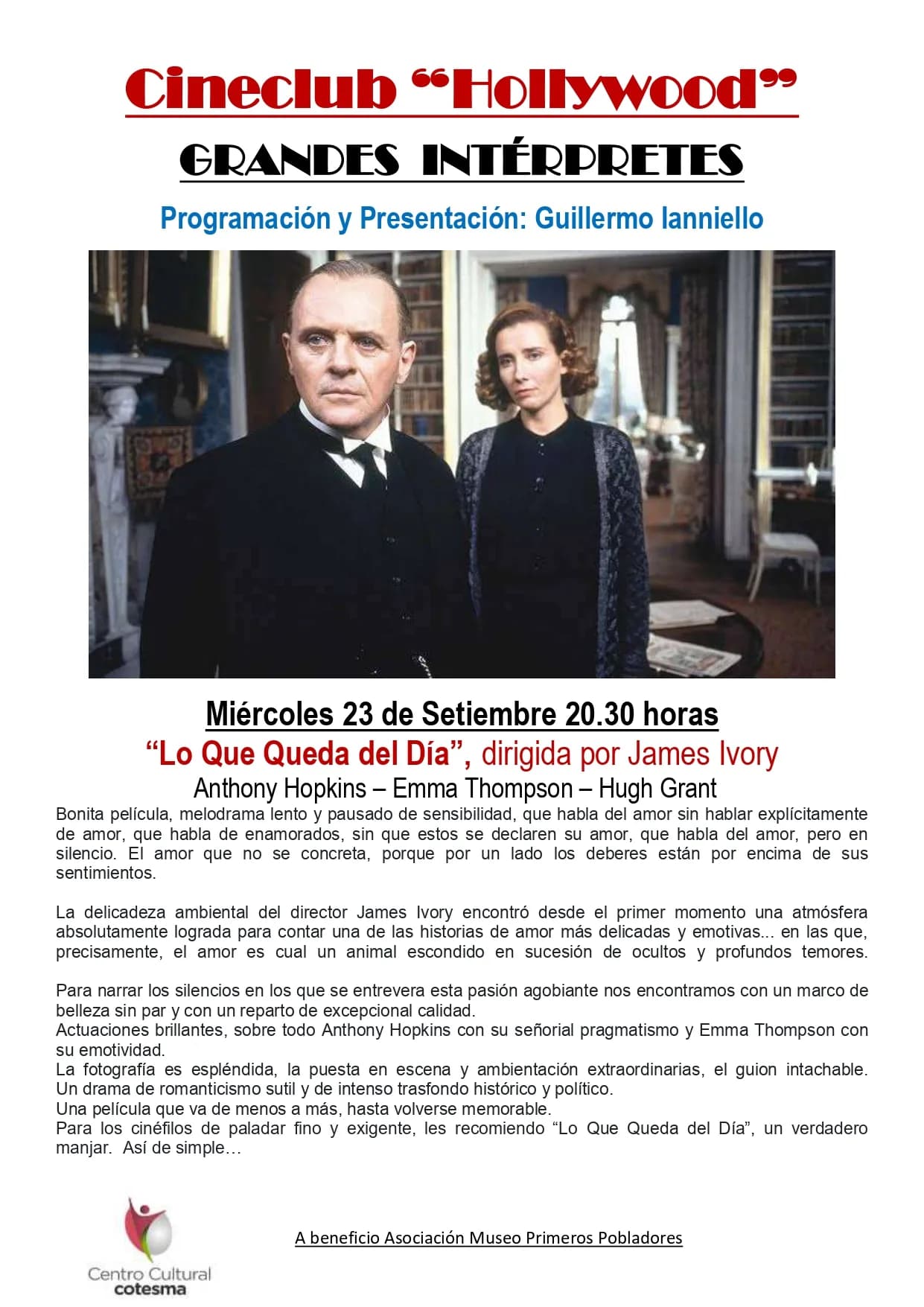 CINECLUB HOLLYWOOD cierra el ciclo “Cine dentro del Cine” con una “PELÍCULA SORPRESA”, imagen 4