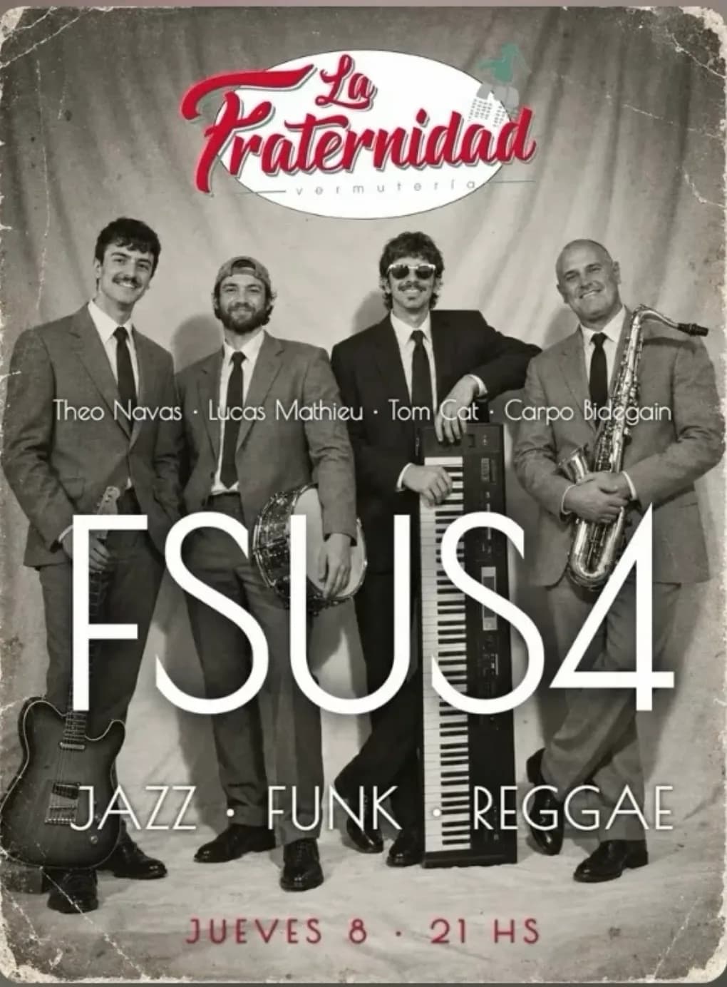 ESUSA presenta jazz, funk y reggae en La Fraternidad, imagen 1