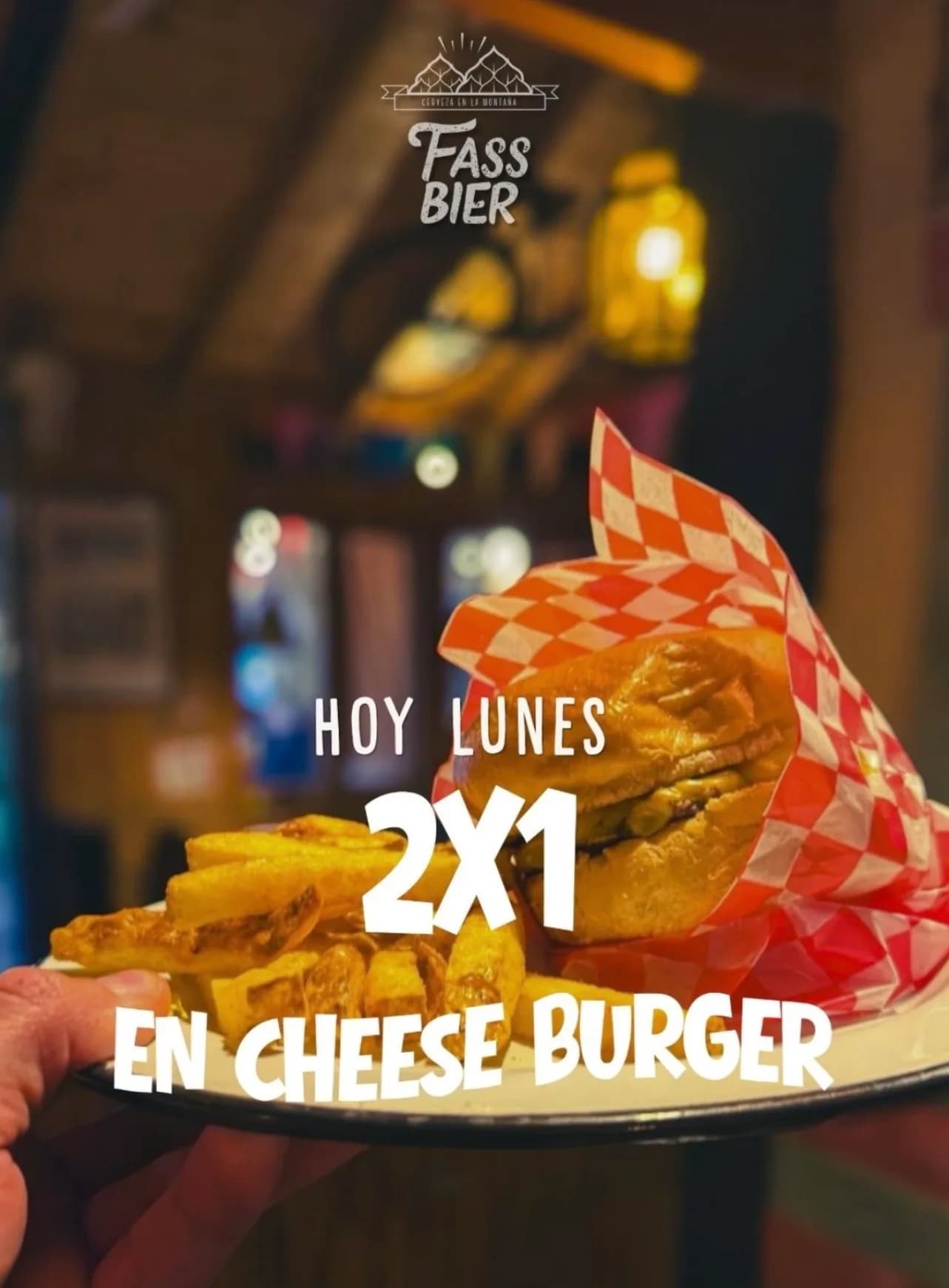 2x1 en Cheese Burger en Fass Bier, imagen 1