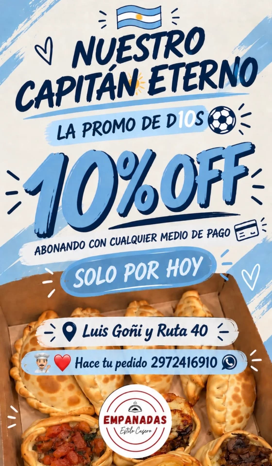 10% de descuento en Empanadas Estilo Casero, imagen 1