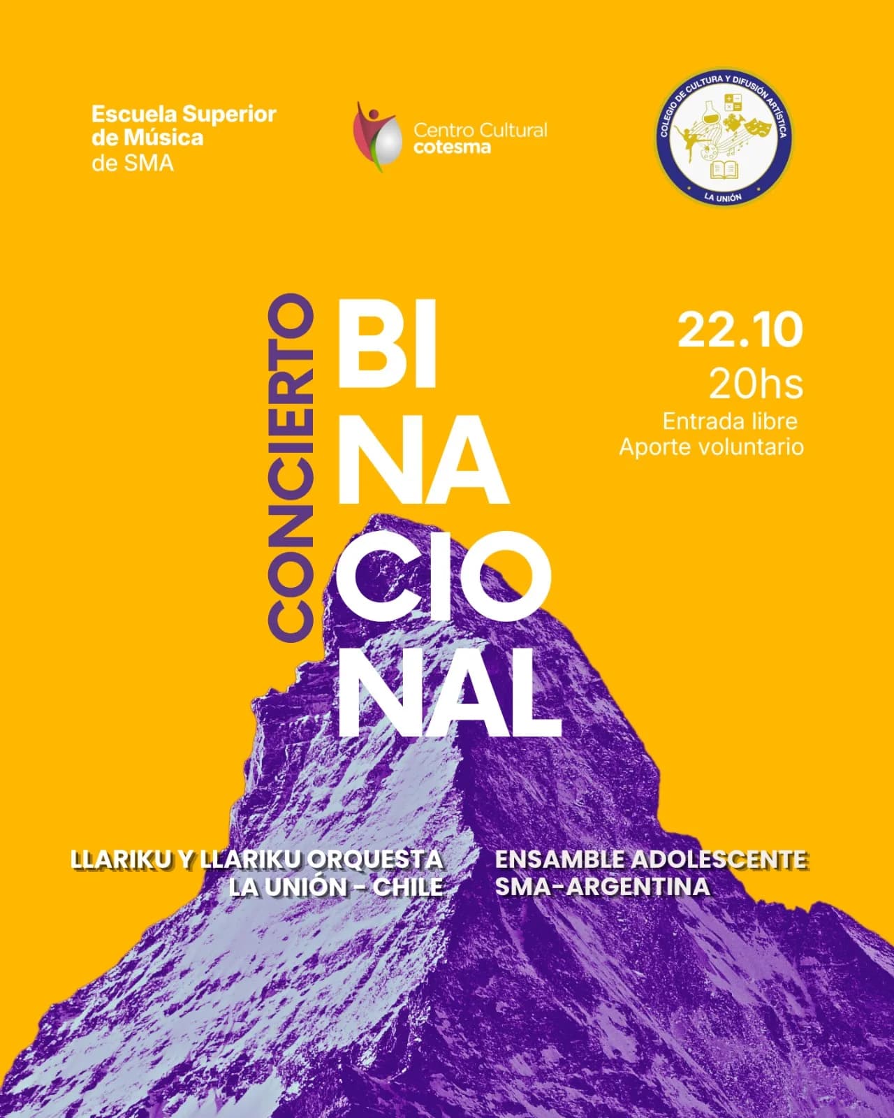 Concierto Binacional de la Escuela Superior de Música, imagen 1
