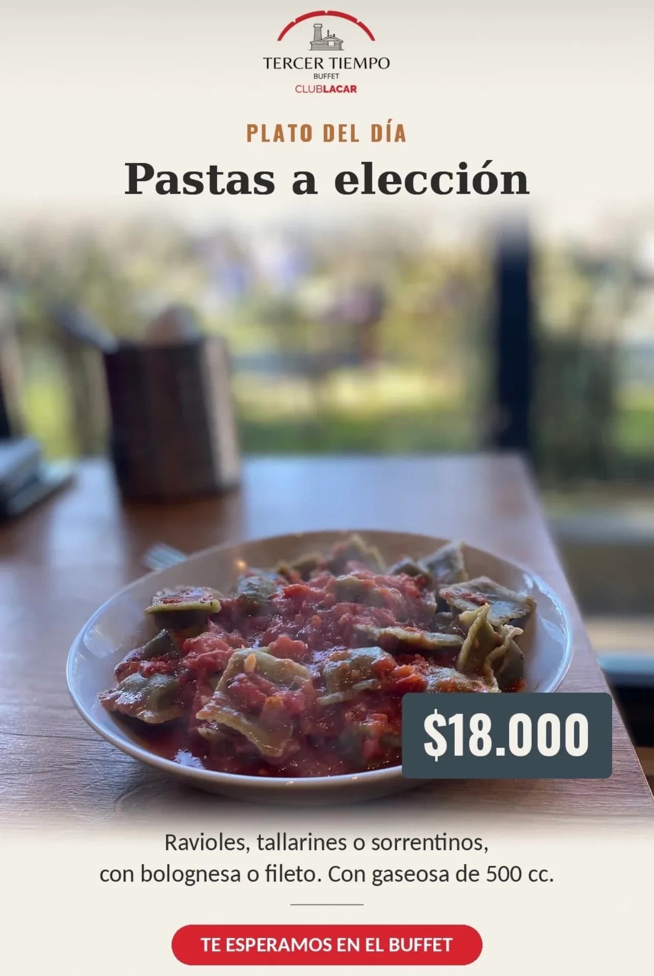 Plato del día: pastas con gaseosa, imagen 1