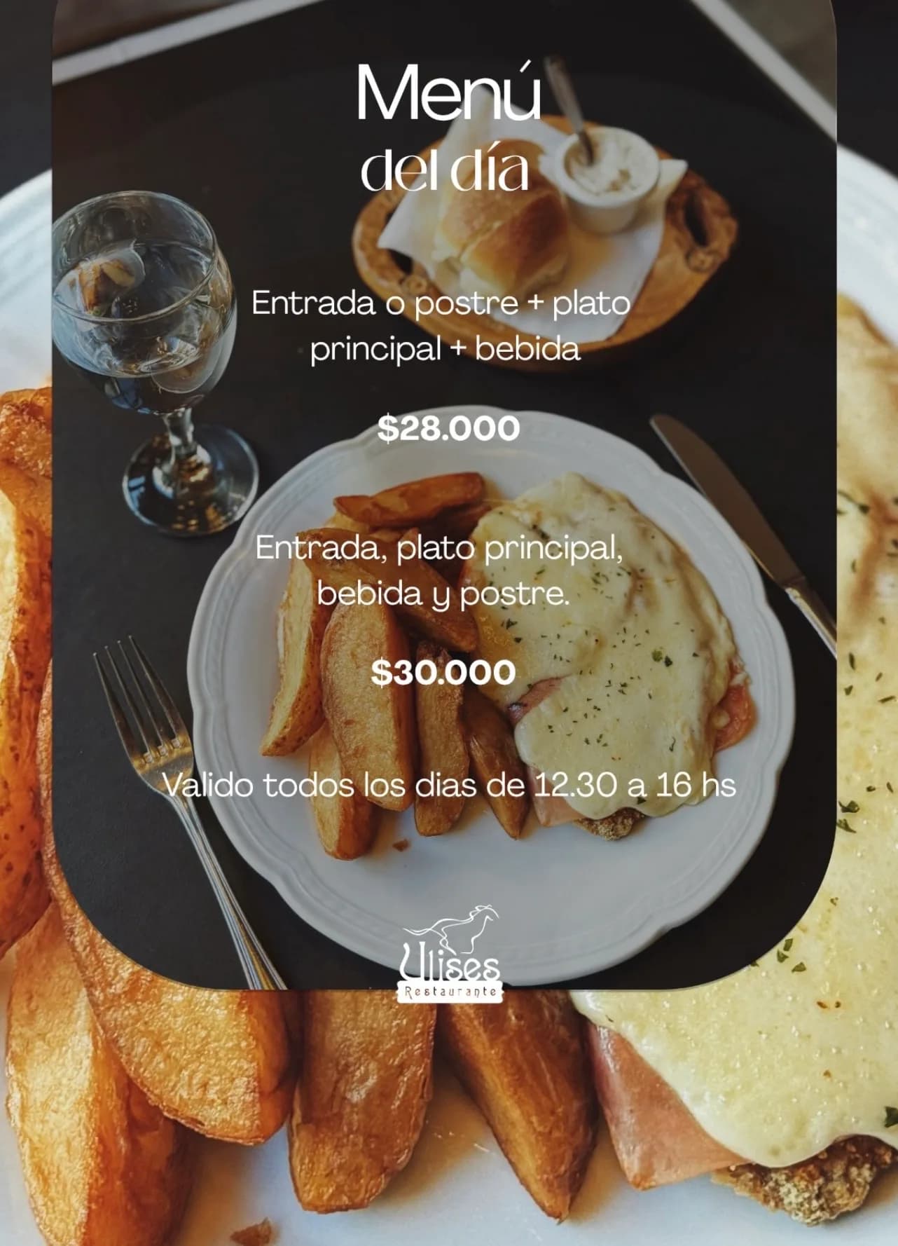 Menú del día de Ulises Restaurante desde $28.000, imagen 1