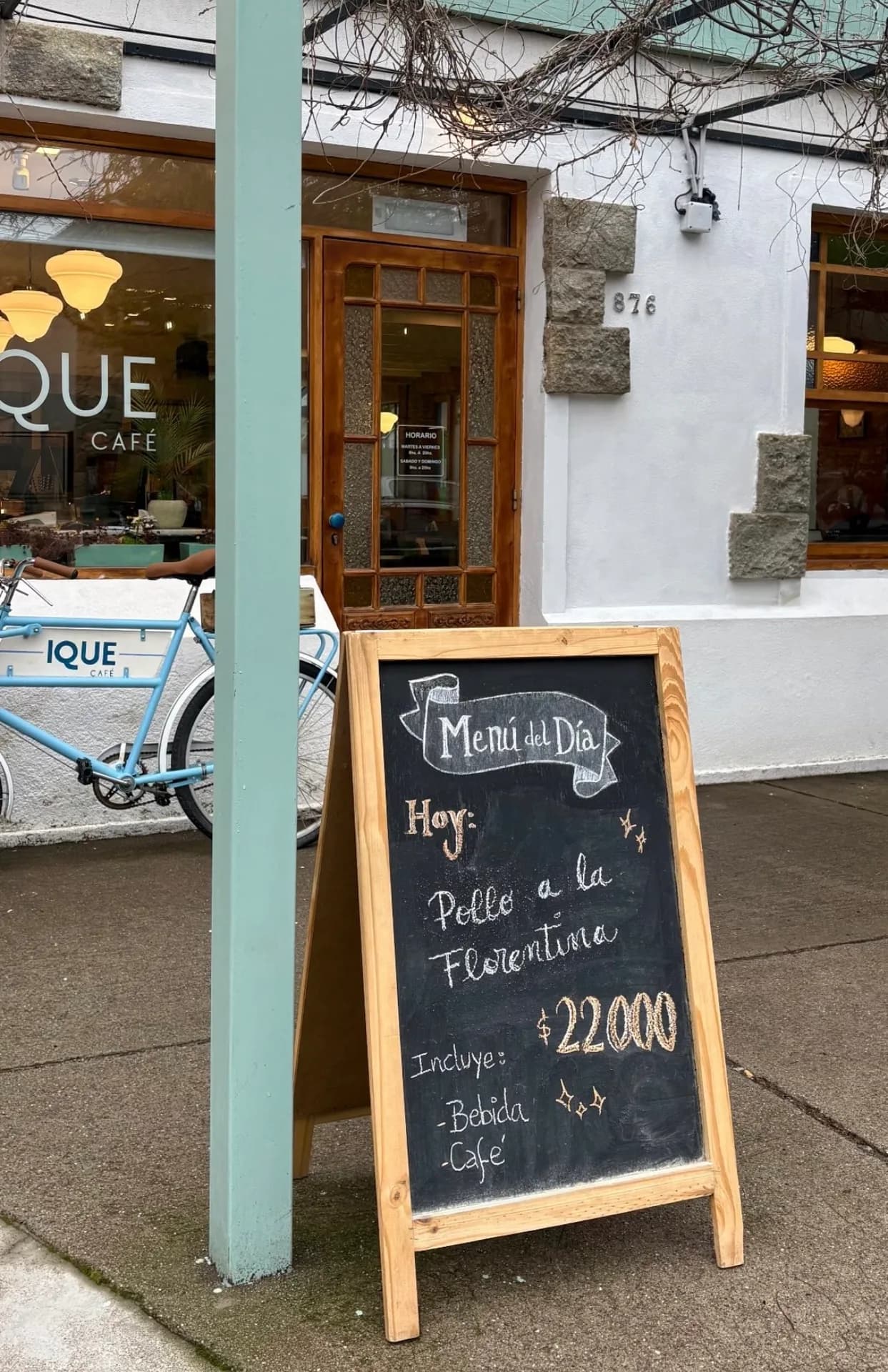 Menú del día: Pollo a la Florentina en Ique Café, imagen 1