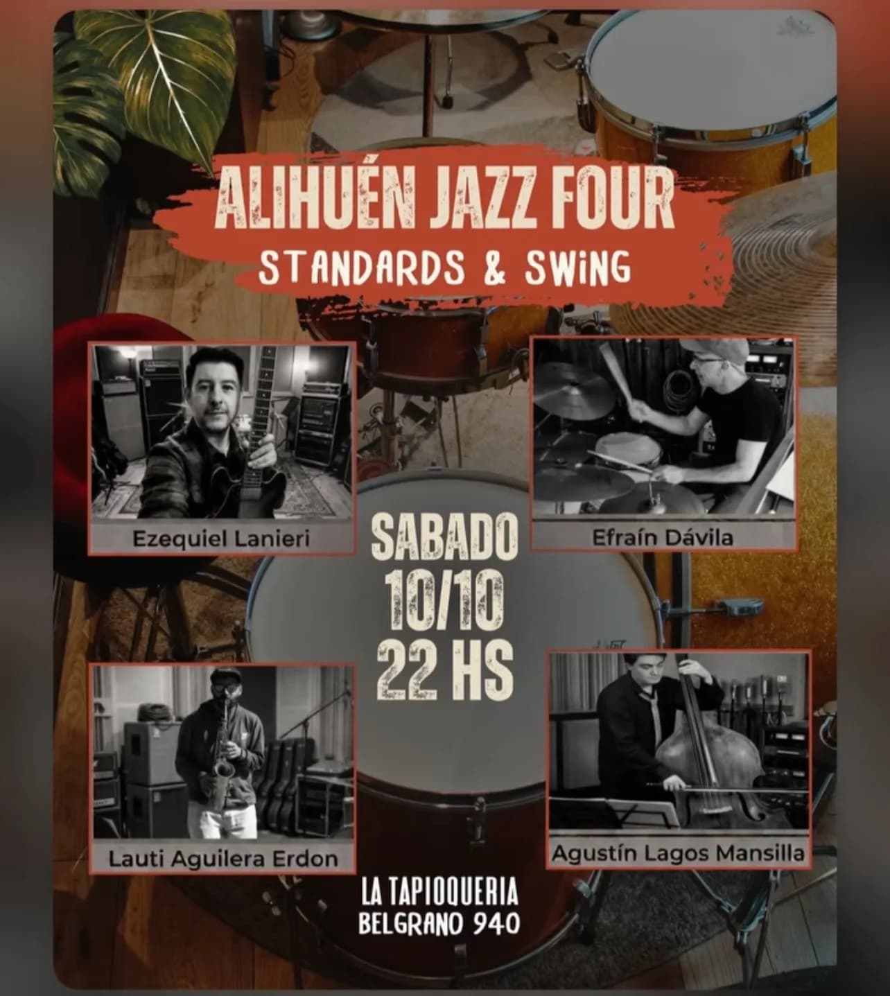 ALHUÉN JAZZ FOUR presenta standards y swing, imagen 1