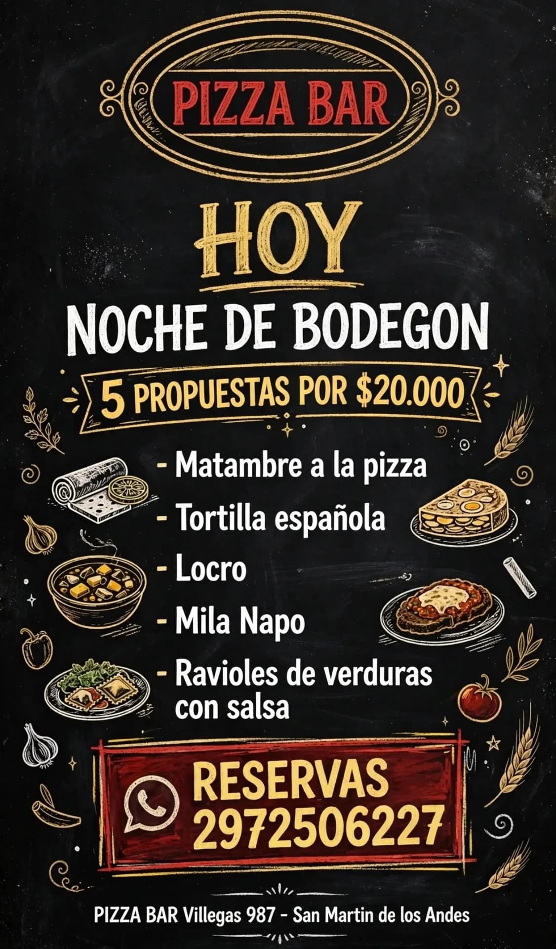 Cinco propuestas gastronómicas por $20.000 en Pizza Bar, imagen 1