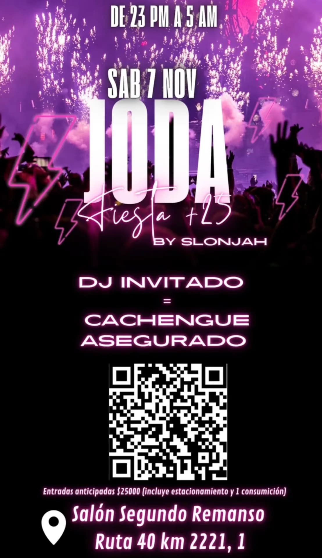 JODA Fiesta +25 en Salón Segundo Remanso, imagen 1