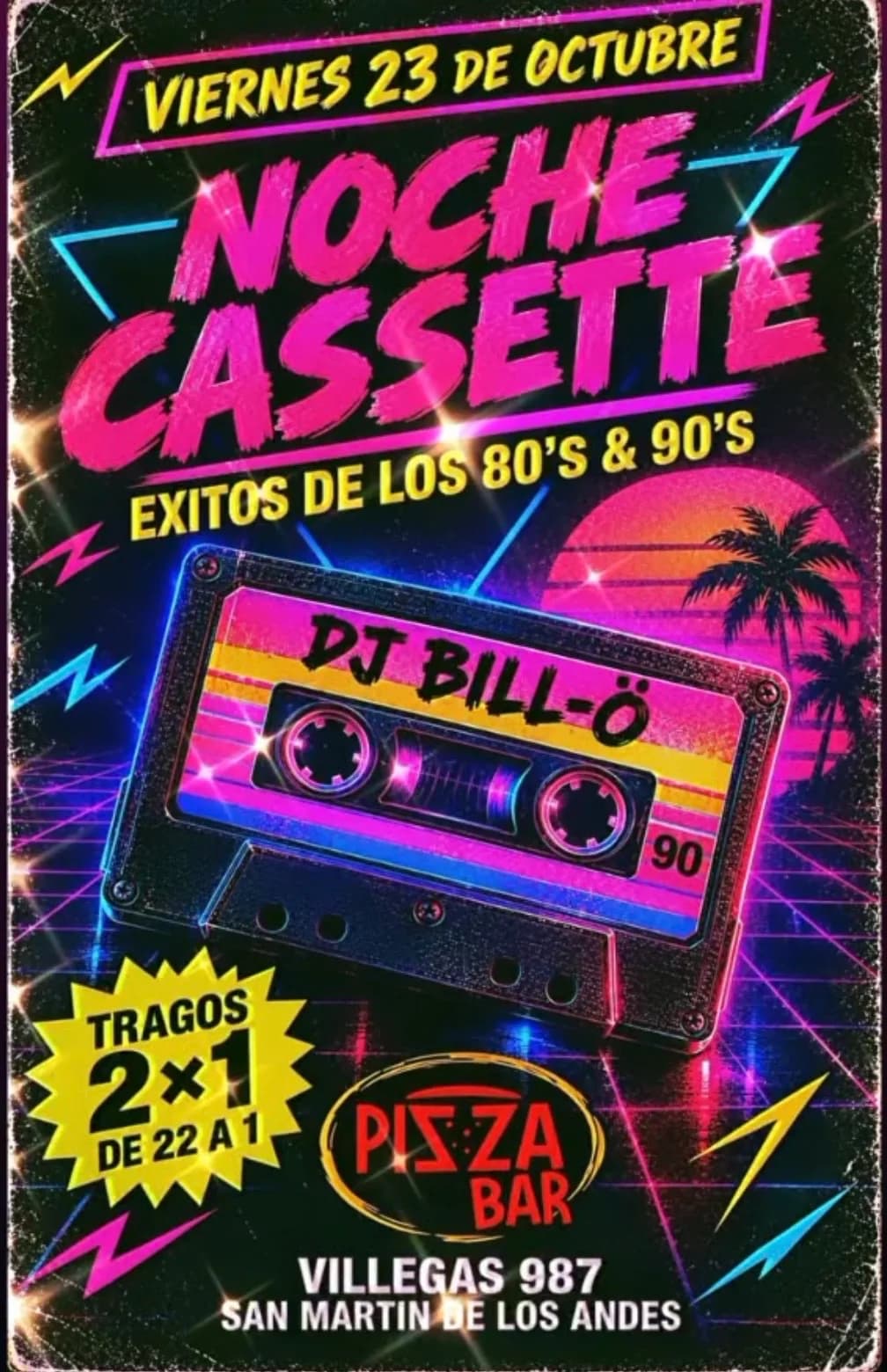 Noche Cassette con DJ BILL-Ö en Pizza Bar, imagen 1