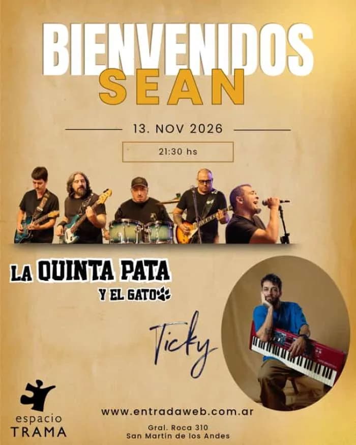 LA QUINTA PATA Y EL GATO presenta BIENVENIDOS SEAN, imagen 1