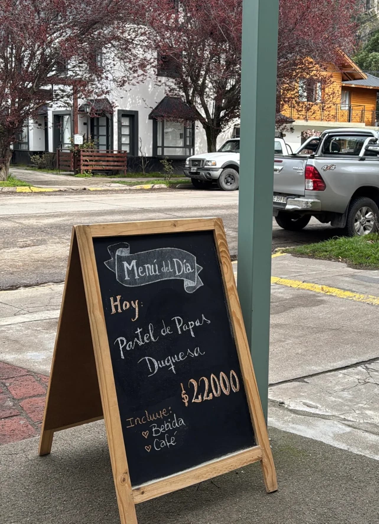 Menú del día: pastel de papas y duquesa por $22.000, imagen 1