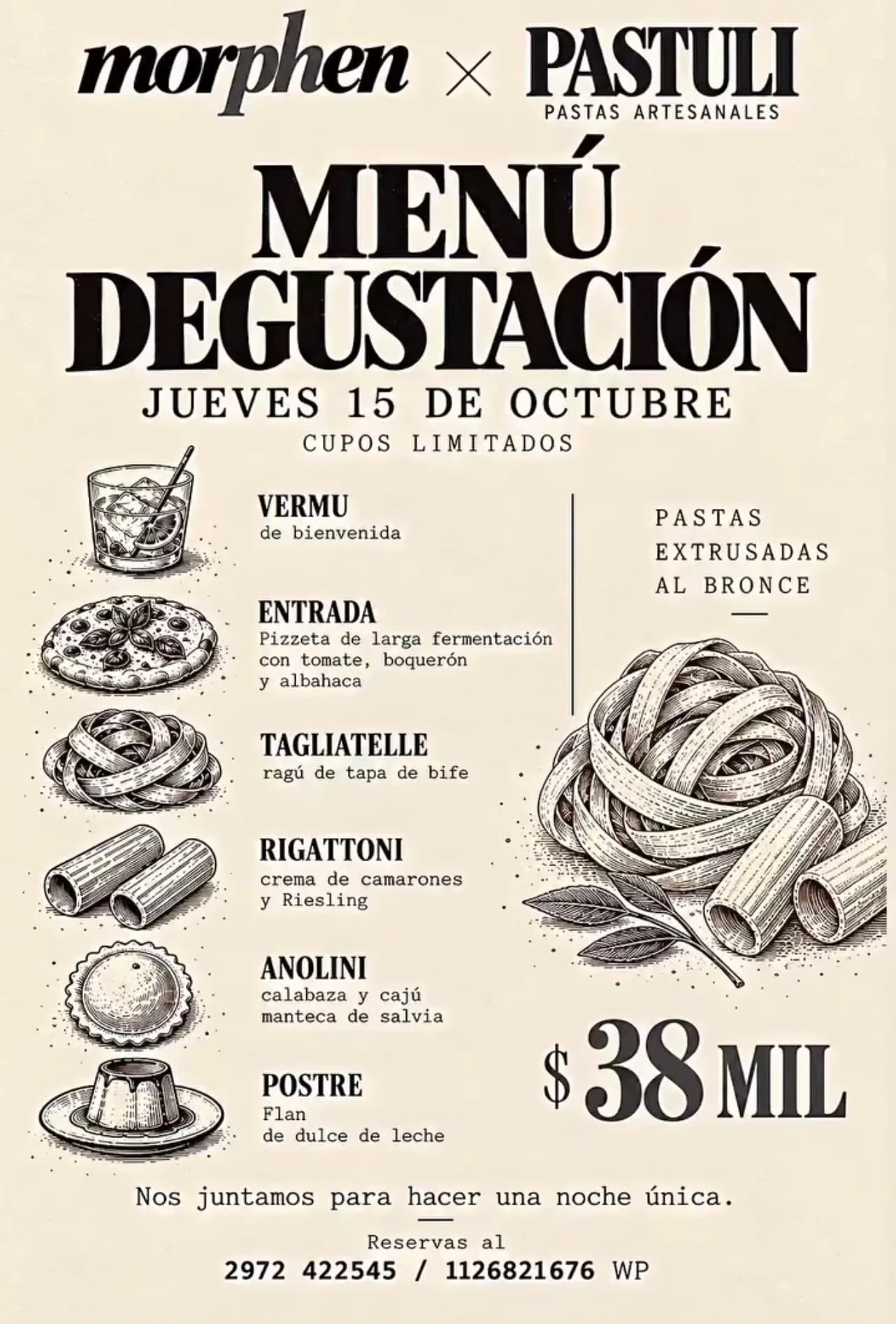 Menú degustación de Morphen y PASTULI, imagen 1