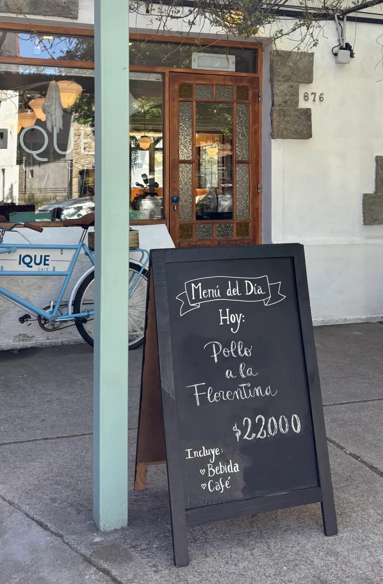 Pollo a la Florentina, menú del día de Ique Café, imagen 1