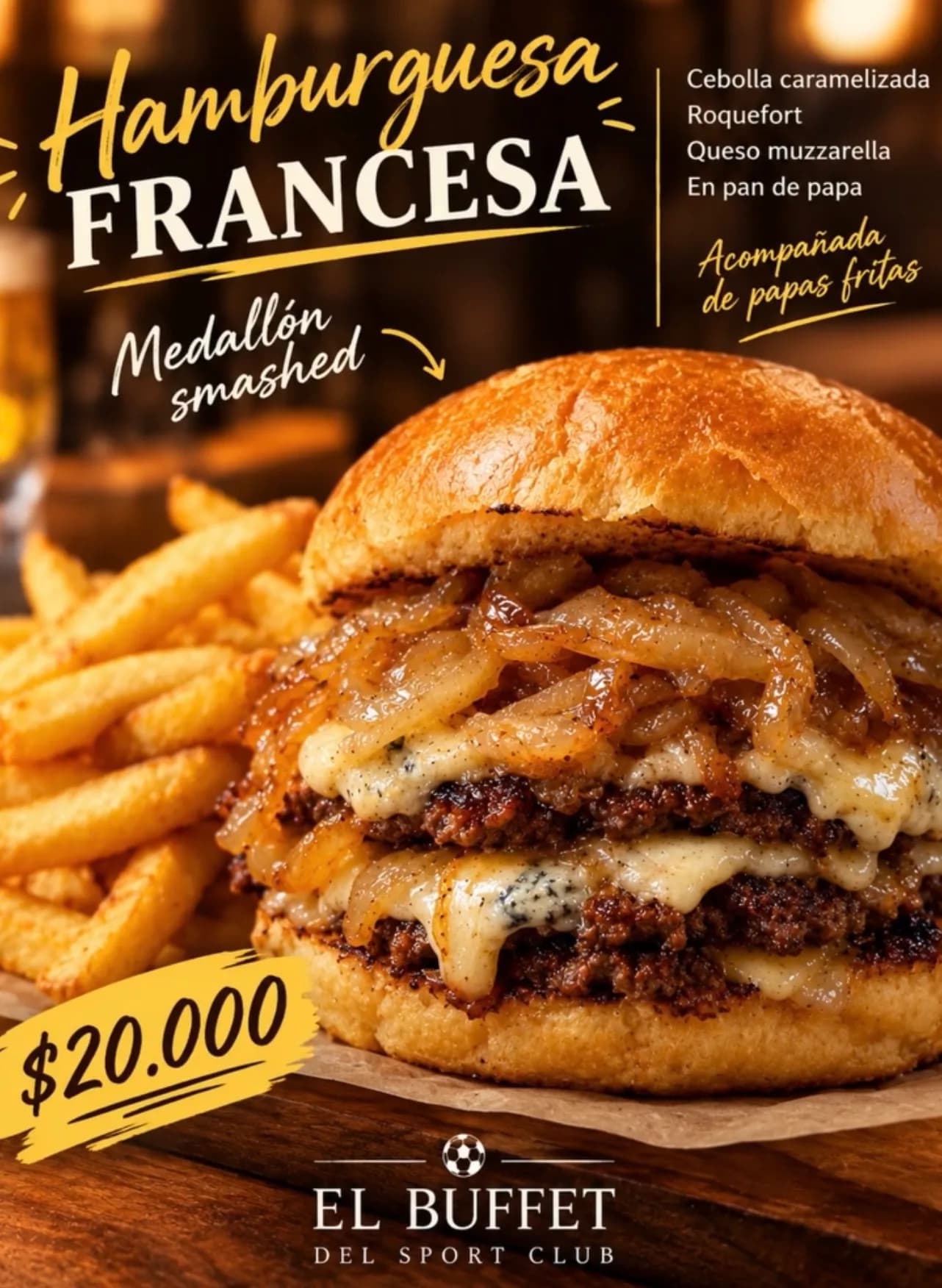 Hamburguesa Francesa a $20.000, imagen 1
