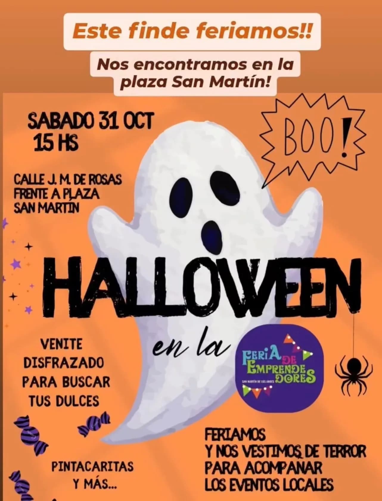 Halloween en la Feria de Emprendedores SMA