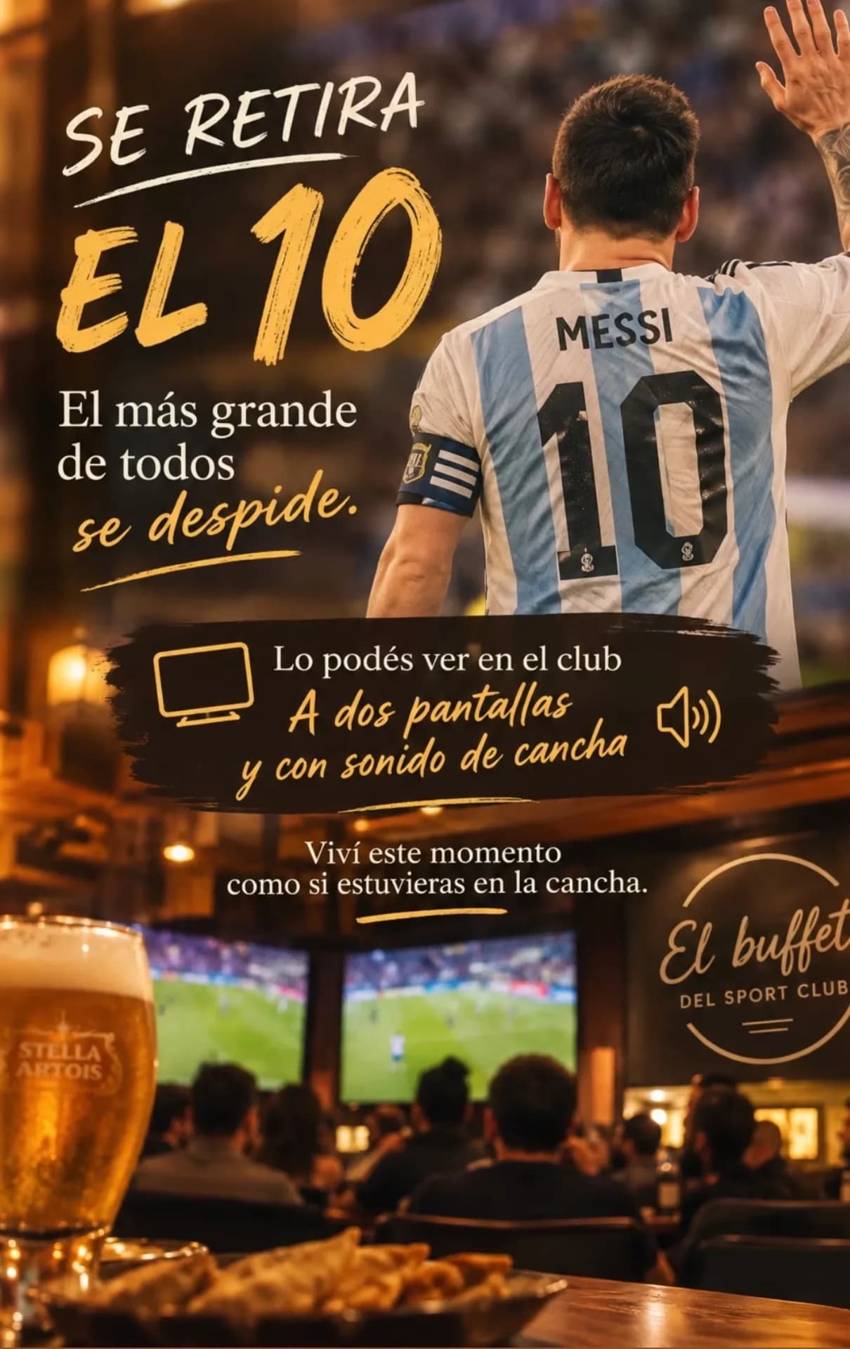 La despedida de Messi se verá en el club, imagen 1