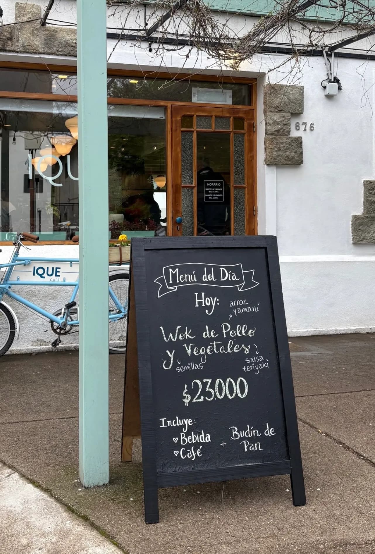 Menú del día: wok de pollo y vegetales a $23.000, imagen 1