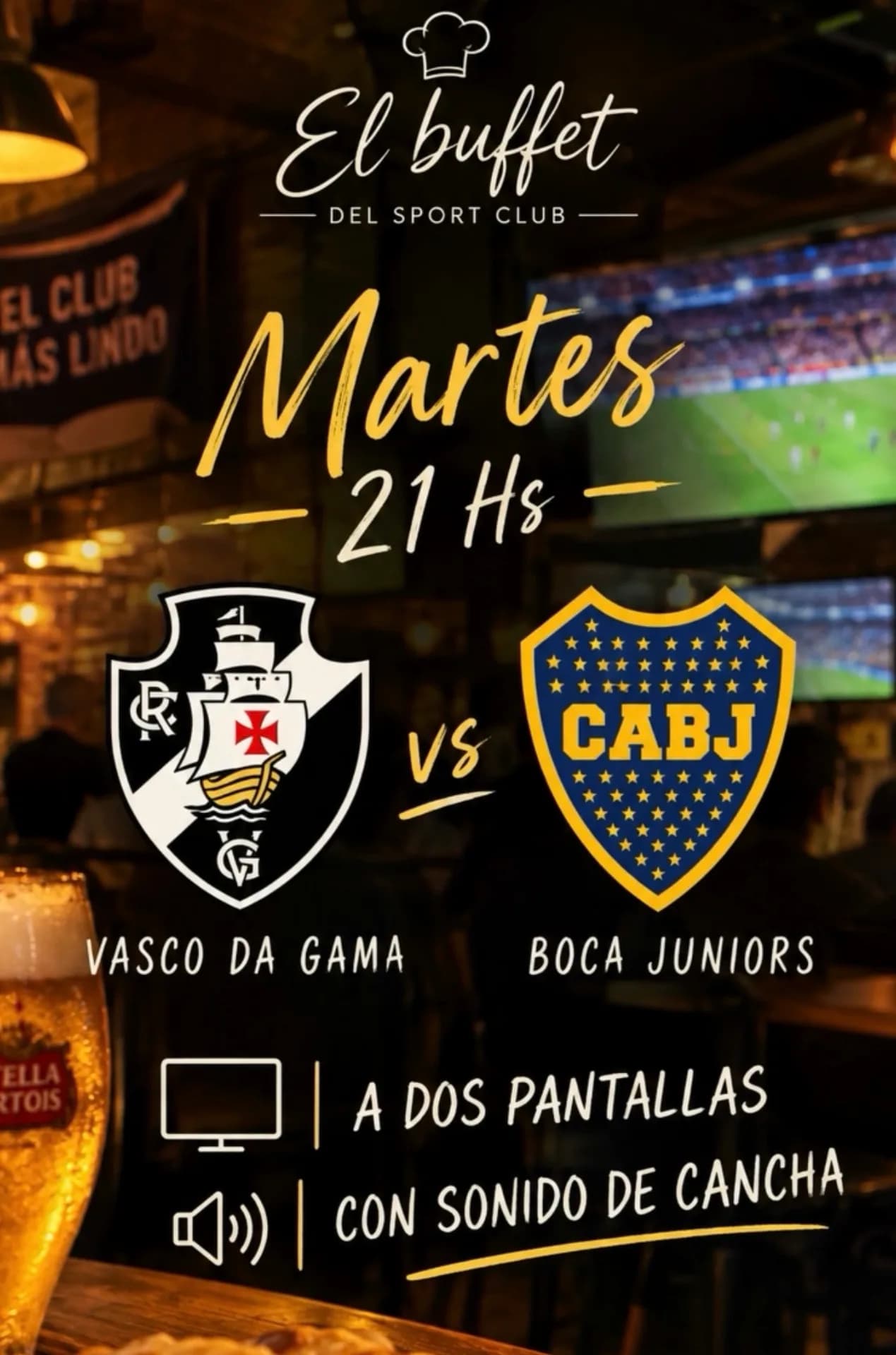 Partido en vivo en Sportclub 21hs, imagen 1