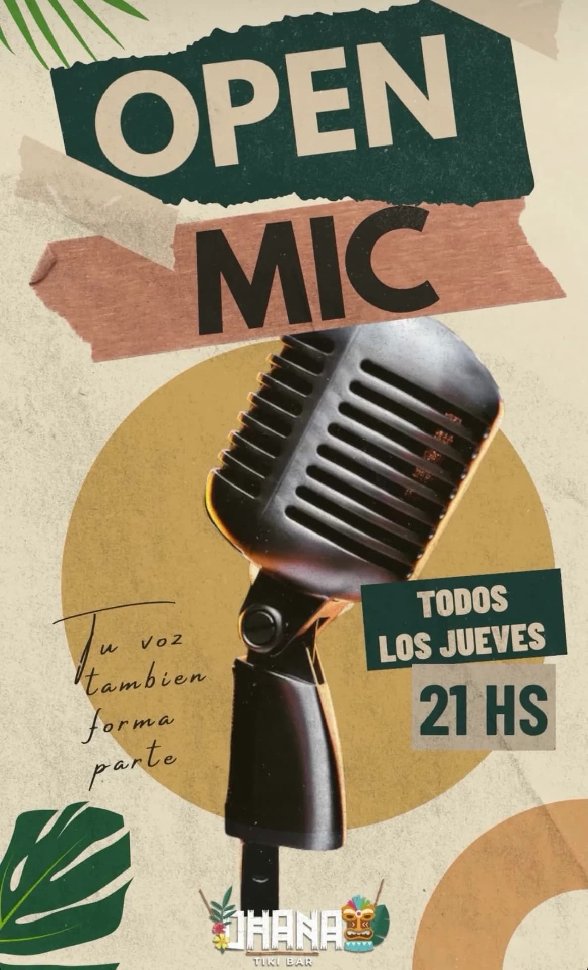 Open mic todos los jueves en Ohana, imagen 1