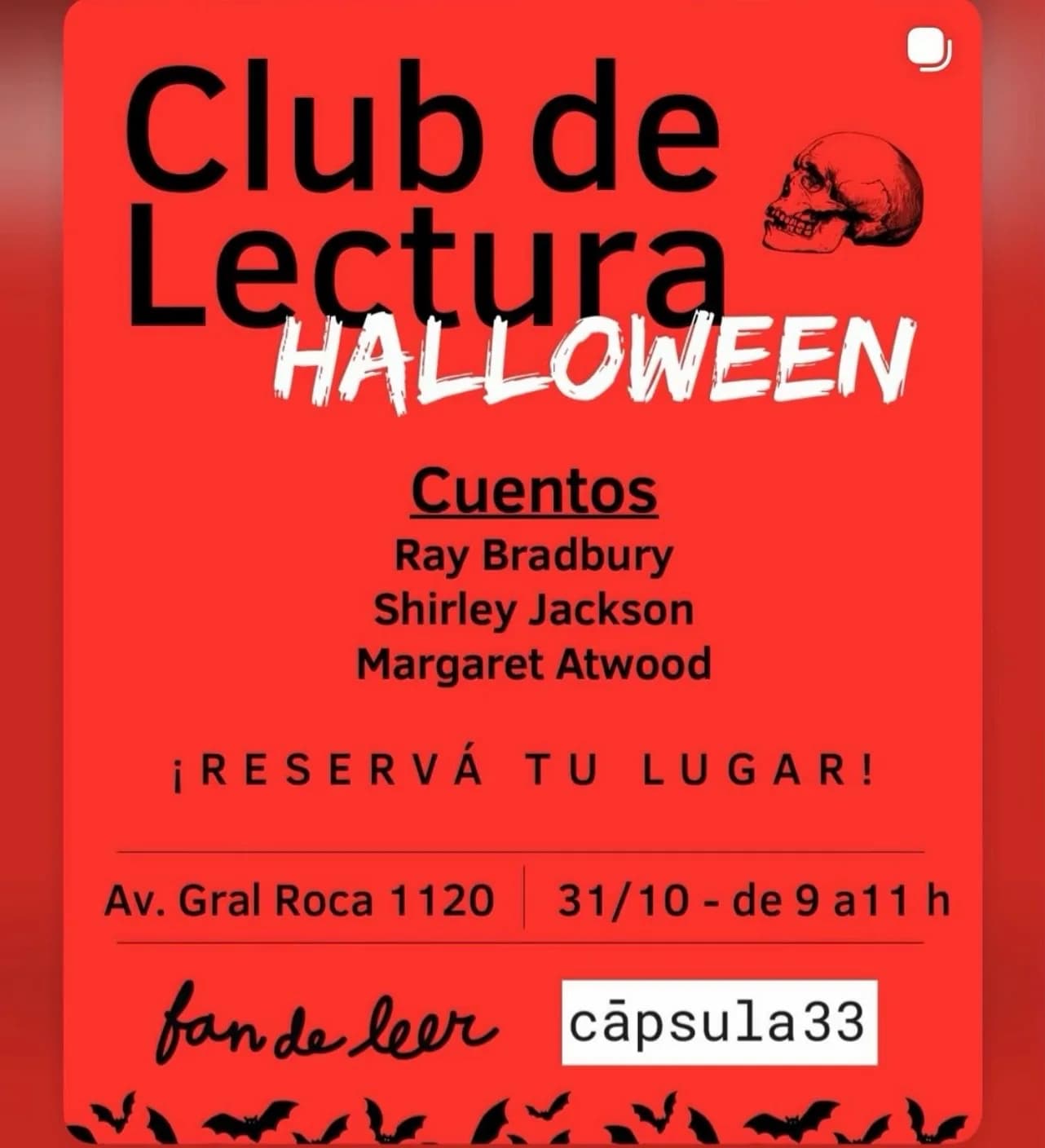 Club de Lectura Halloween, imagen 1