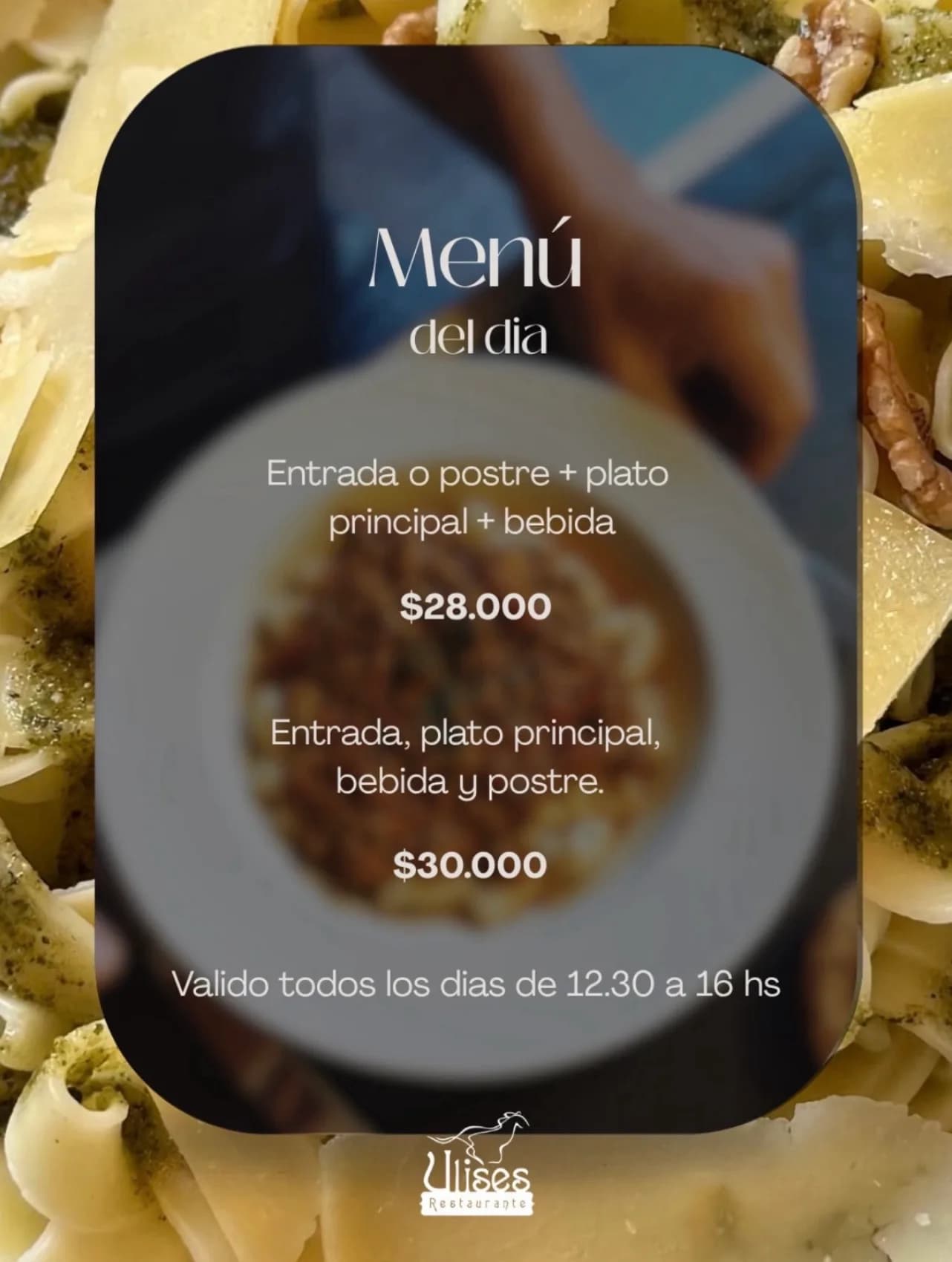 Menú del día desde $28.000 en Ulises Restaurante, imagen 1