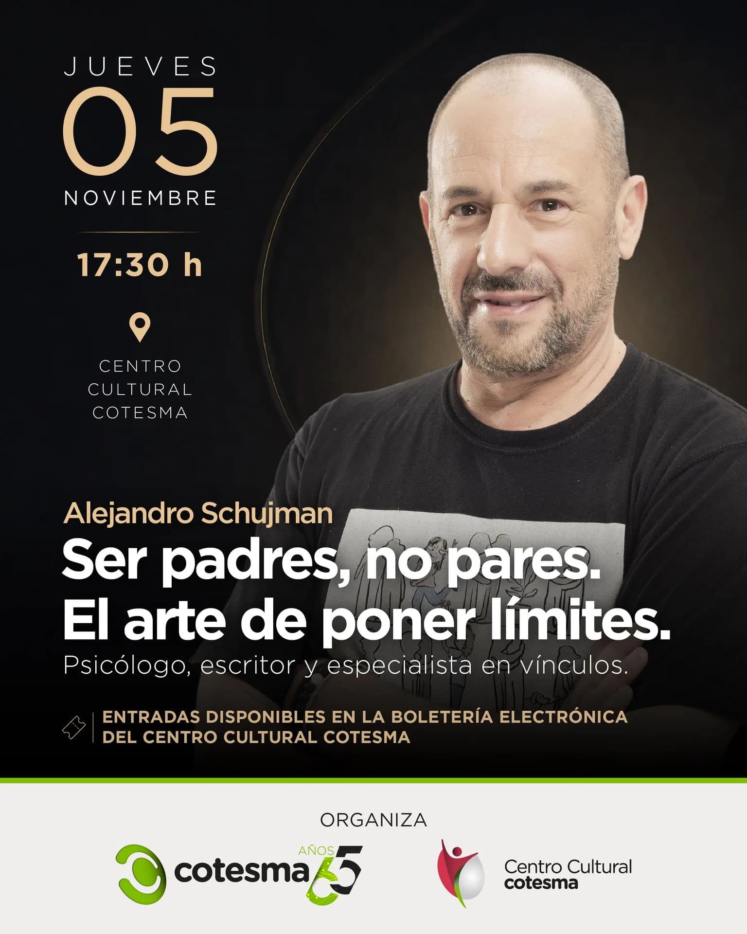 Alejandro Schujman presenta “Ser padres, no pares”, imagen 1